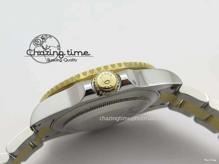 MiroTime 0212 Submariner 116613 LN SS YG Noob Best Edition Black Dial & Bezel On SS YG Bracelet A StreetReady 4018